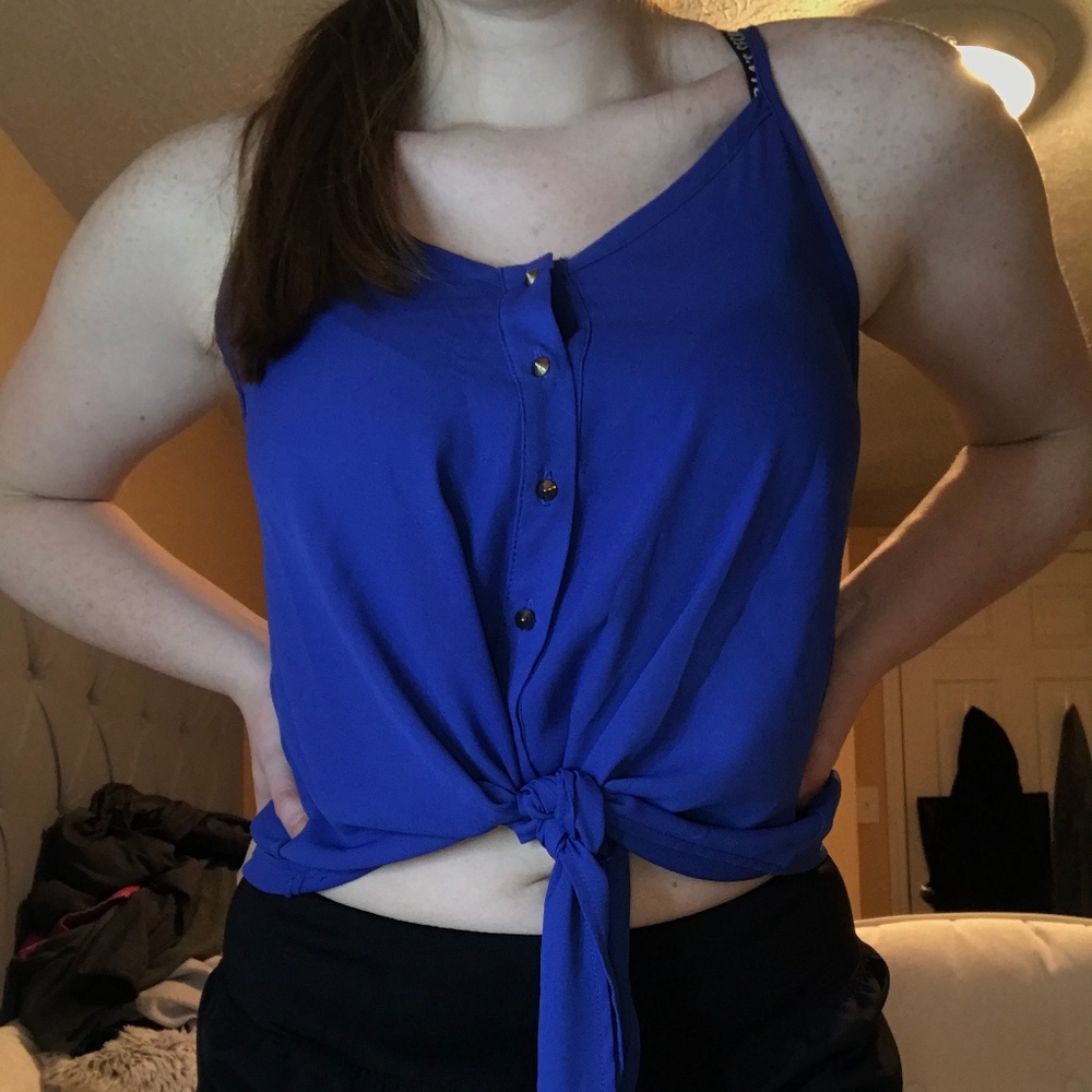 Blue Tank Top